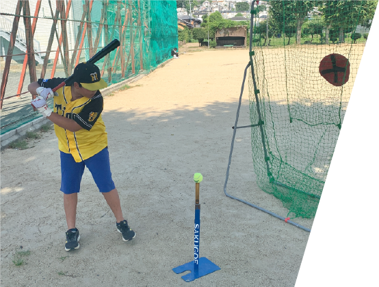 野球の練習風景
